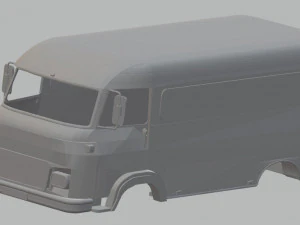 renault saviem printable body van 3D Print Model