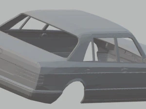 mercedes benz w126 printable body car 3D Print Model
