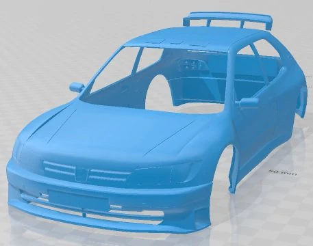 Peugeot 306 1999 Kit Car Printable Body Car 3D Print Model .c4d .max .obj .3ds .fbx .stl .blend 