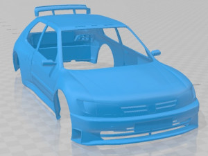 Peugeot 306 1999 Kit Car Printable Body Car 3D Print Model