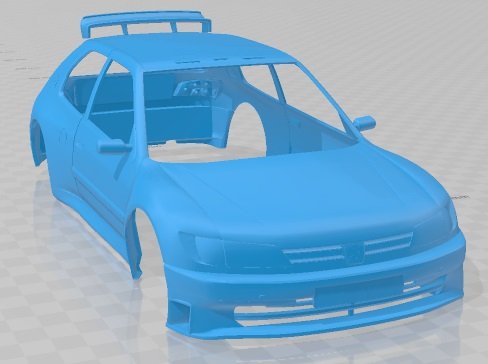  Peugeot Kit Car Carrocería imprimible Modelo de impresión 3D in Automotriz 3DExport