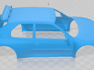 Peugeot 306 1999 Kit Car Printable Body Car 3D Print Model