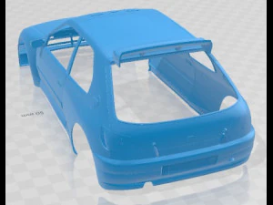 Peugeot 306 1999 Kit Car Printable Body Car 3D Print Model