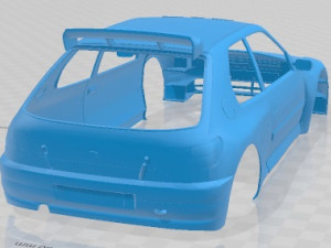 Peugeot 306 1999 Kit Car Printable Body Car 3D Print Model