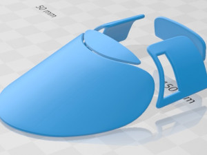 Porsche 917 le mans printable body car Modèles 3D en vedette
