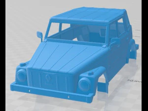 volkswagen type 181 1973 printable body car 3D Print Model
