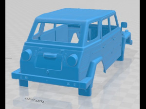 volkswagen type 181 1973 printable body car Modelo de Impressão 3D