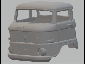 ifa w50 printable cabin truck 3D 프린트 모델