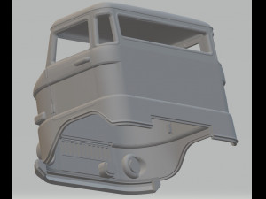 ifa w50 printable cabin truck 3D 프린트 모델