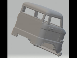 ifa w50 printable cabin truck 3D 프린트 모델