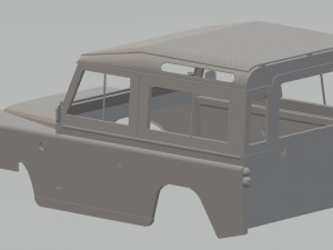 land rover serie 2 printable body car 3D Print Model