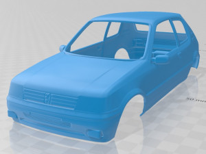 peugeot 205 gti 1983-1998 printable body car 3D प्रिंट मॉडल