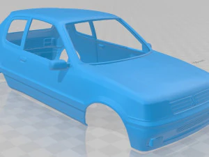 peugeot 205 gti 1983-1998 printable body car 3D Print Model