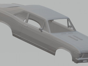 chevy nova ss printable body car 3D प्रिंट मॉडल
