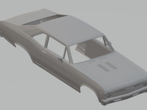 chevy nova ss printable body car 3D प्रिंट मॉडल