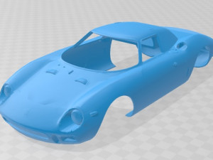 ferrari 250 lm printable body car 3D-Druckmodell