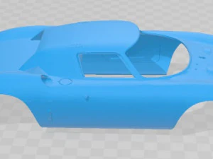 carro com carroceria imprim&iacute;vel ferrari 250 lm Modelo de Impressão 3D