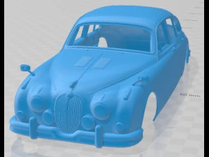 Jaguar MK2 1965 Printable Body Car 3D Print Model