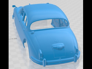 Jaguar MK2 1965 Printable Body Car Modèles 3D en vedette
