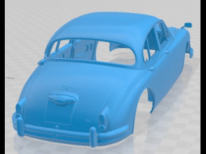 Jaguar MK2 1965 Printable Body Car Modèles 3D en vedette