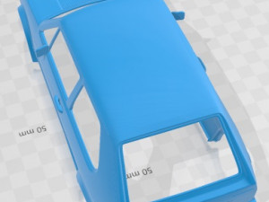 Volkswagen Golf MK1 1975 Printable Body Car 3D 프린트 모델