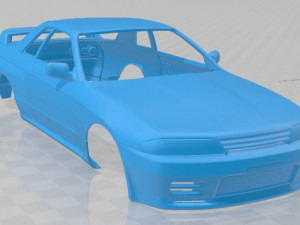 nissan skyline r32 gt-r coupe 1989 printable body car Modello di stampa 3D
