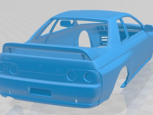 nissan skyline r32 gt-r coupe 1989 printable body car Modello di stampa 3D
