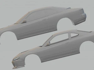 nissan silvia s15 printable body car 3D Print Model