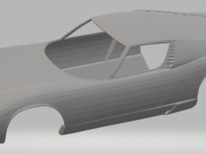 lamborghini miura printable body car 3D Druckmodell
