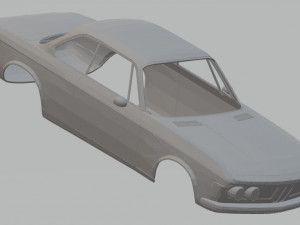 b-m-w 3000 cs e9 printable body car 3D Baskı Modeli