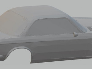 b-m-w 3000 cs e9 printable body car 3D Baskı Modeli