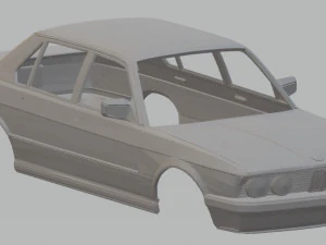 b-m-w 528e e28 printable body car 3D Print Model