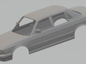 b-m-w 528e e28 printable body car 3D प्रिंट मॉडल