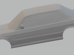 b-m-w 528e e28 printable body car 3D प्रिंट मॉडल