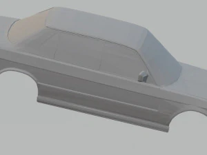 b-m-w 528e e28 printable body car 3D Print Model