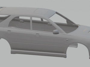 subaru impreza wagon printable body car 3D 프린트 모델