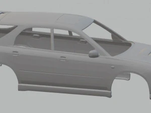 subaru impreza wagon printable body car 3D Print Model