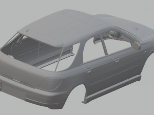 subaru impreza wagon printable body car 3D 프린트 모델