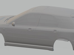 subaru impreza wagon printable body car 3D 프린트 모델