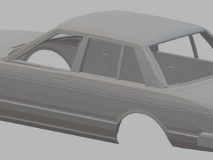 nissan bluebird printable body car 3D Print Model
