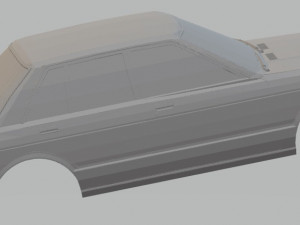 nissan bluebird printable body car 3D Print Model