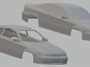 opel calibra printable body car 3D Print Model