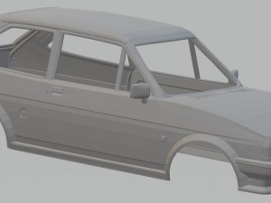 fiesta xr2 printable body car 3D 打印模型