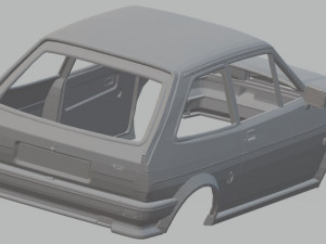fiesta xr2 printable body car 3D 打印模型