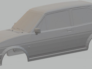 fiesta xr2 printable body car 3D 打印模型