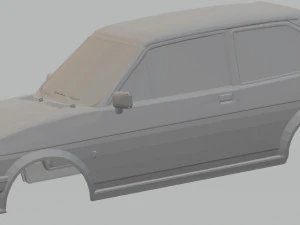 fiesta xr2 printable body car 3D Print Model