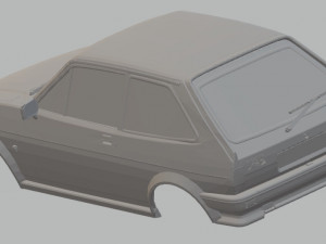 fiesta xr2 printable body car 3D 打印模型