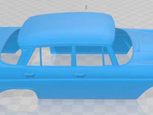 mercedes benz 300 se w112 1963 printable body car 3D प्रिंट मॉडल