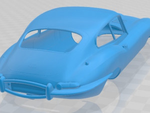 jaguar e type s1 1961 printable body car 3D Print Model