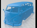 volkswagen transporter t1 1950 printable body van Model do druku 3D
